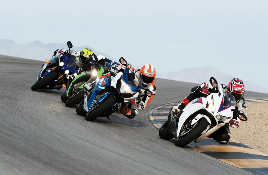 Motorcycle pack cornering
